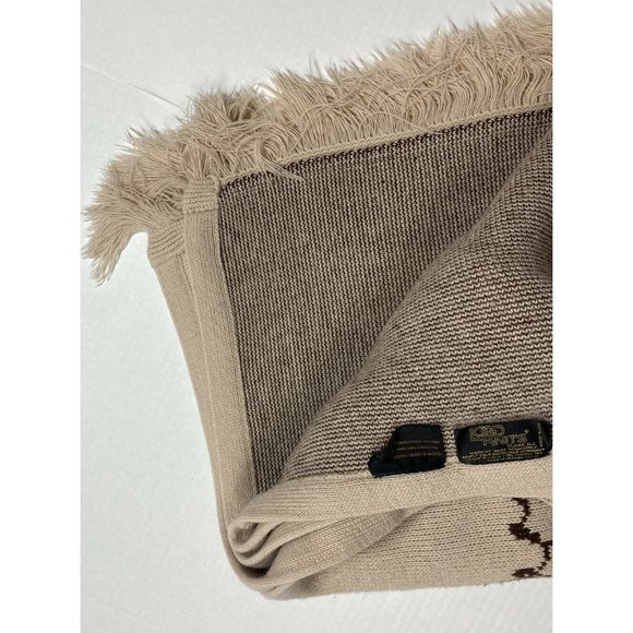 Rare Vintage 1970s Logo Knits Moose Lodge Blanket Club Quilt Large Elks Retro - Picture 7 of 8